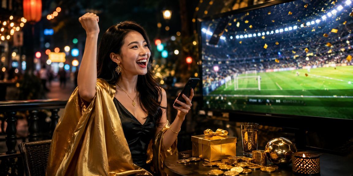 Người dùng Việt Nam xem kèo bóng đá trên điện thoại bên ly cà phê